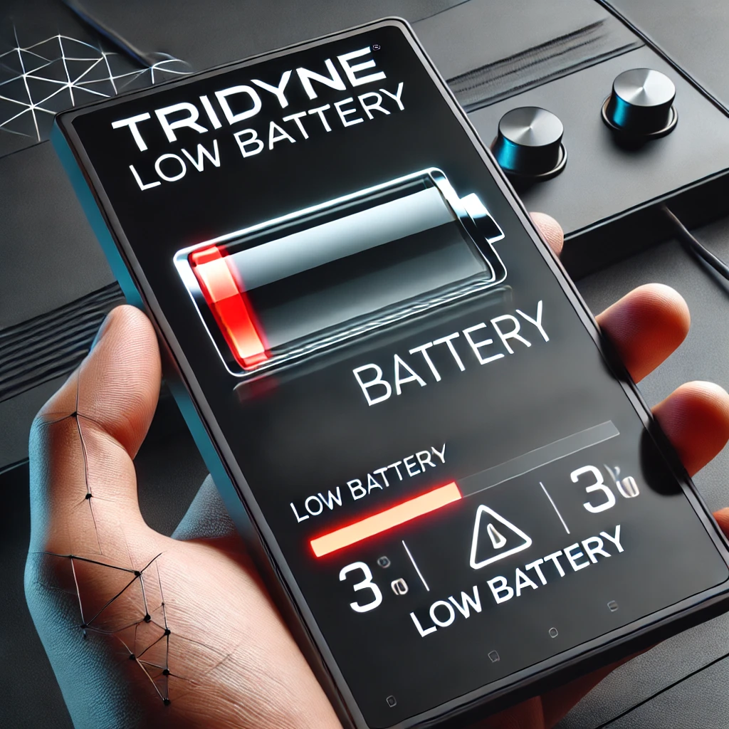 Tridyne Low Battery