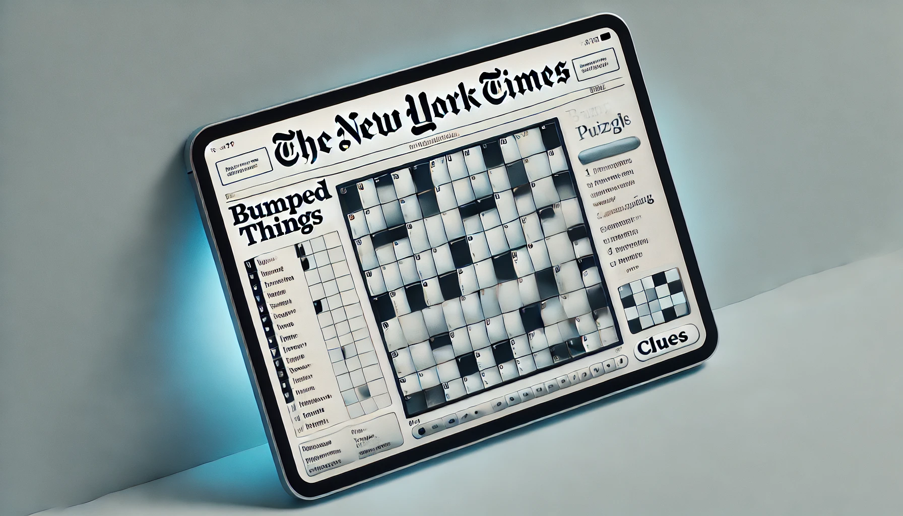 Bumped Things NYT Crossword